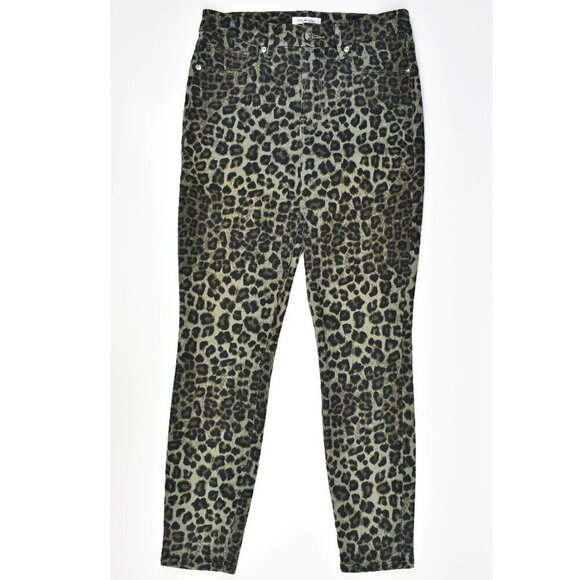 Good American Pants - Good American Good Waist Crop Leopard - 8/29